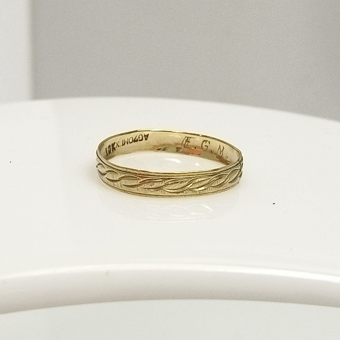 ARGOLLA ORO 10 K 0.9 GRMS (SEMINUEVO)