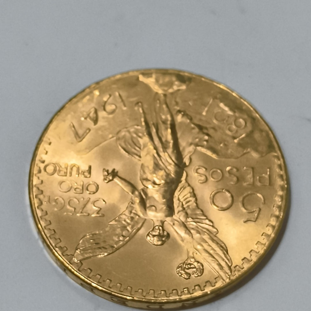 K1 41.6 GRMS 21 K IDENTIFICACIÓN MONEDA NOMINATIVA MONEDAS PESOS 50 PESOS (SEMINUEVO)