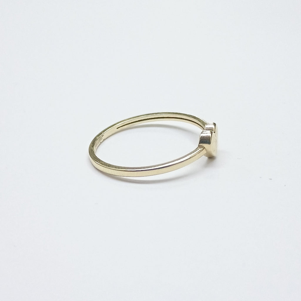 ANILLOS ANILLITO FIG CORAZON 10K TALLA 9 1.2 GR (NUEVO)