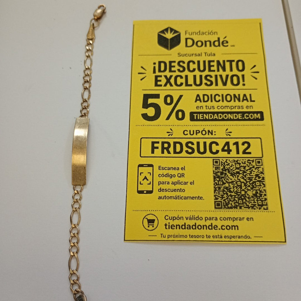 ESCLAVA ORO 10 K 2 GRMS (SEMINUEVO)