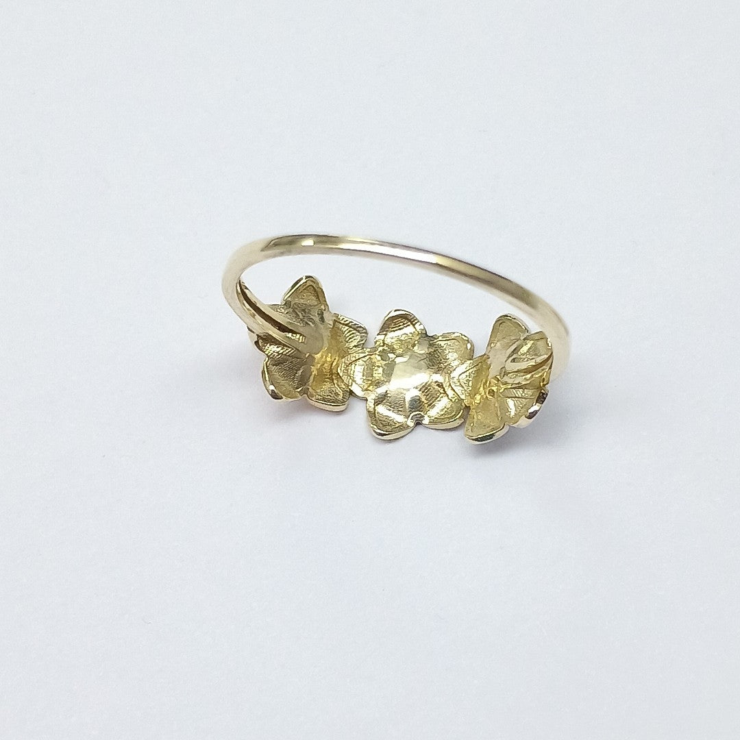 ANILLOS ANILLITO FIG FLORES 10K TALLA 8 1.2 GR (NUEVO)