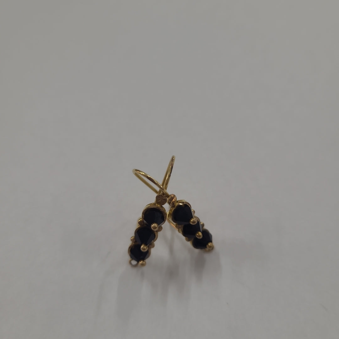 ARETES PAR ORO 14 K 2,30 GRMS (SEMINUEVO)