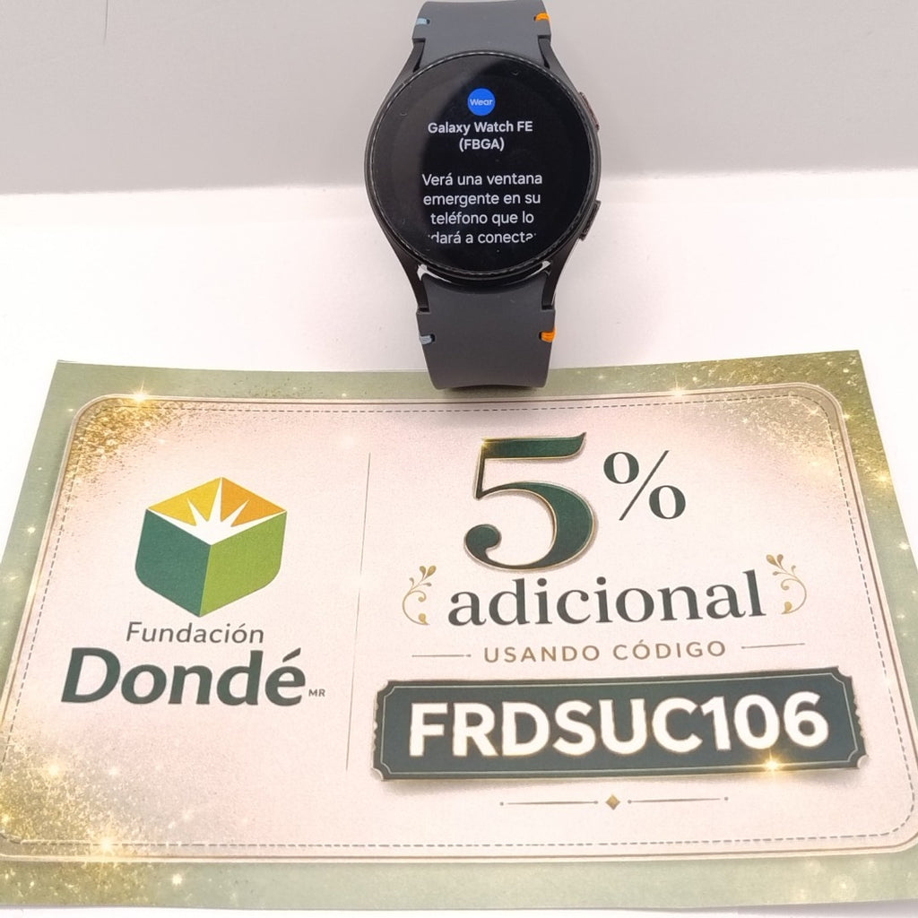 SMARTWATCH SAMSUNG GALAXY WATCH FE SM-R866U 40 MM GPS + CELULAR (SEMINUEVO)