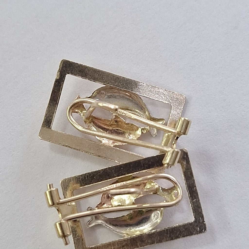 ARETES PAR ORO 10 K 3,00 GRMS (SEMINUEVO)