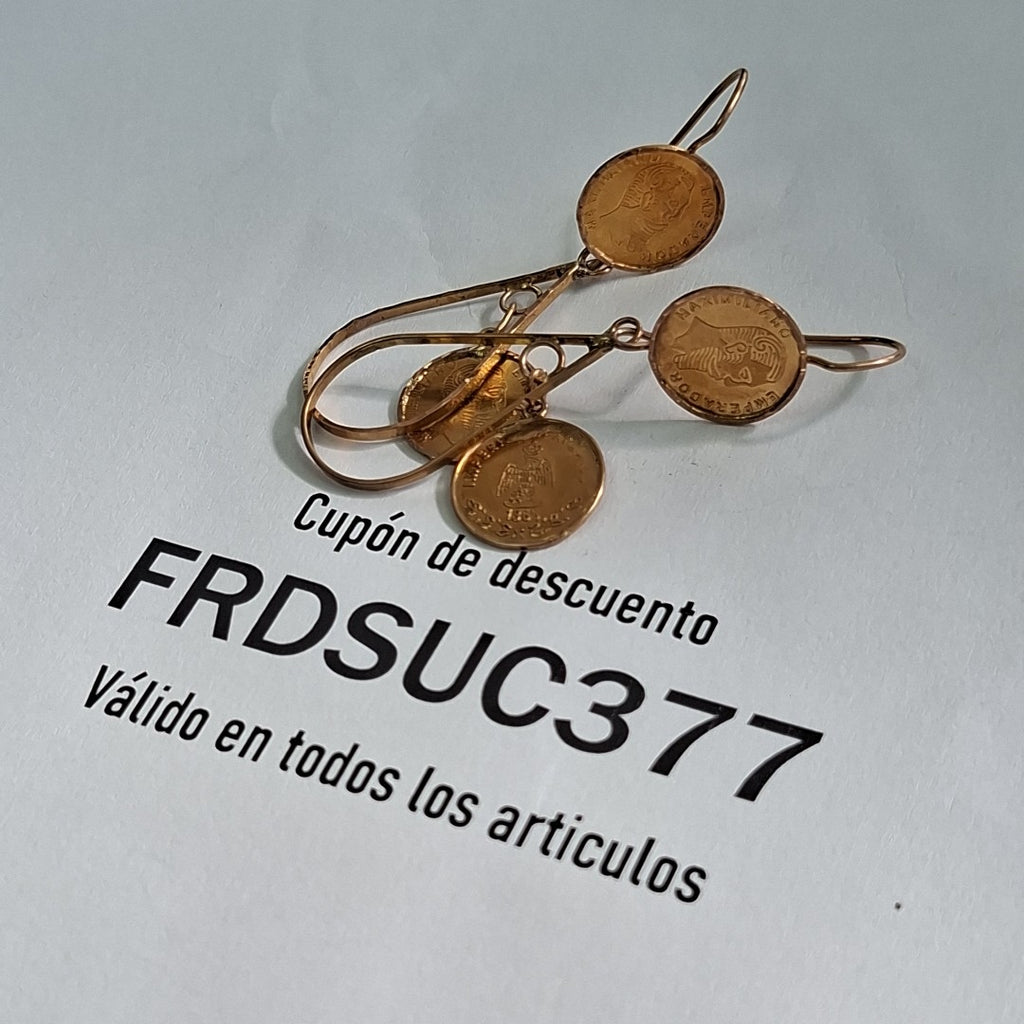 ARETES PAR ORO 10 K 4 GRMS (SEMINUEVO)