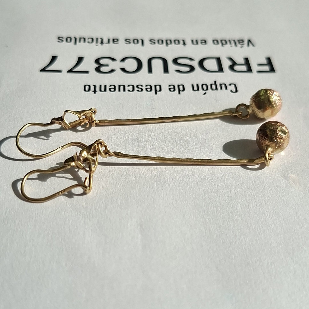 ARETES PAR ORO 10 K 2.6 GRMS (SEMINUEVO)