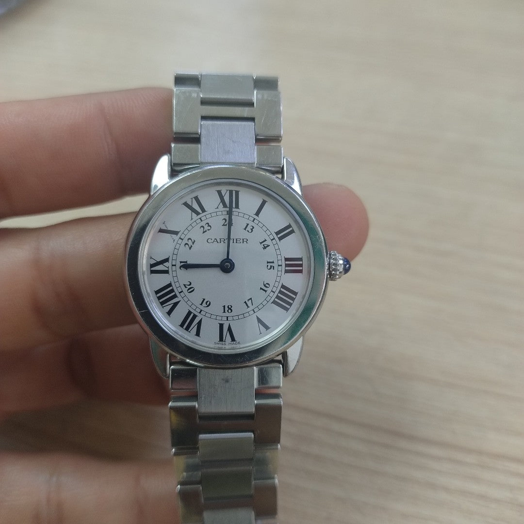 RELOJ DAMA CARTIER RONDE SOLO 3601 (SEMINUEVO)
