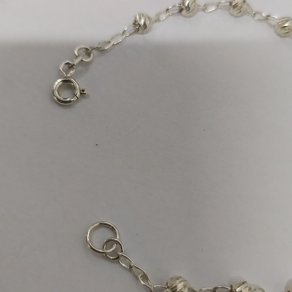 PULSERA TEJIDO ESPECIAL PLATA .925 18 CM 2.9 GR (NUEVO)