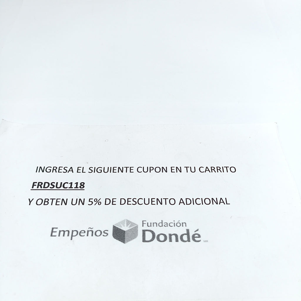 MEDIA CHURUMBELA,SOLITARIO PLATA 2,30 GRMS (SEMINUEVO)