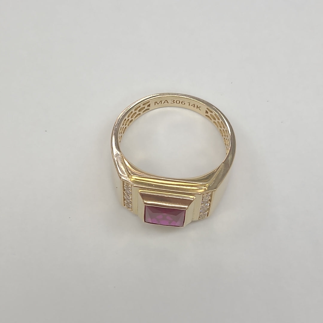 ANILLOS CABALLERO ORO 14K 6.3 (NUEVO)