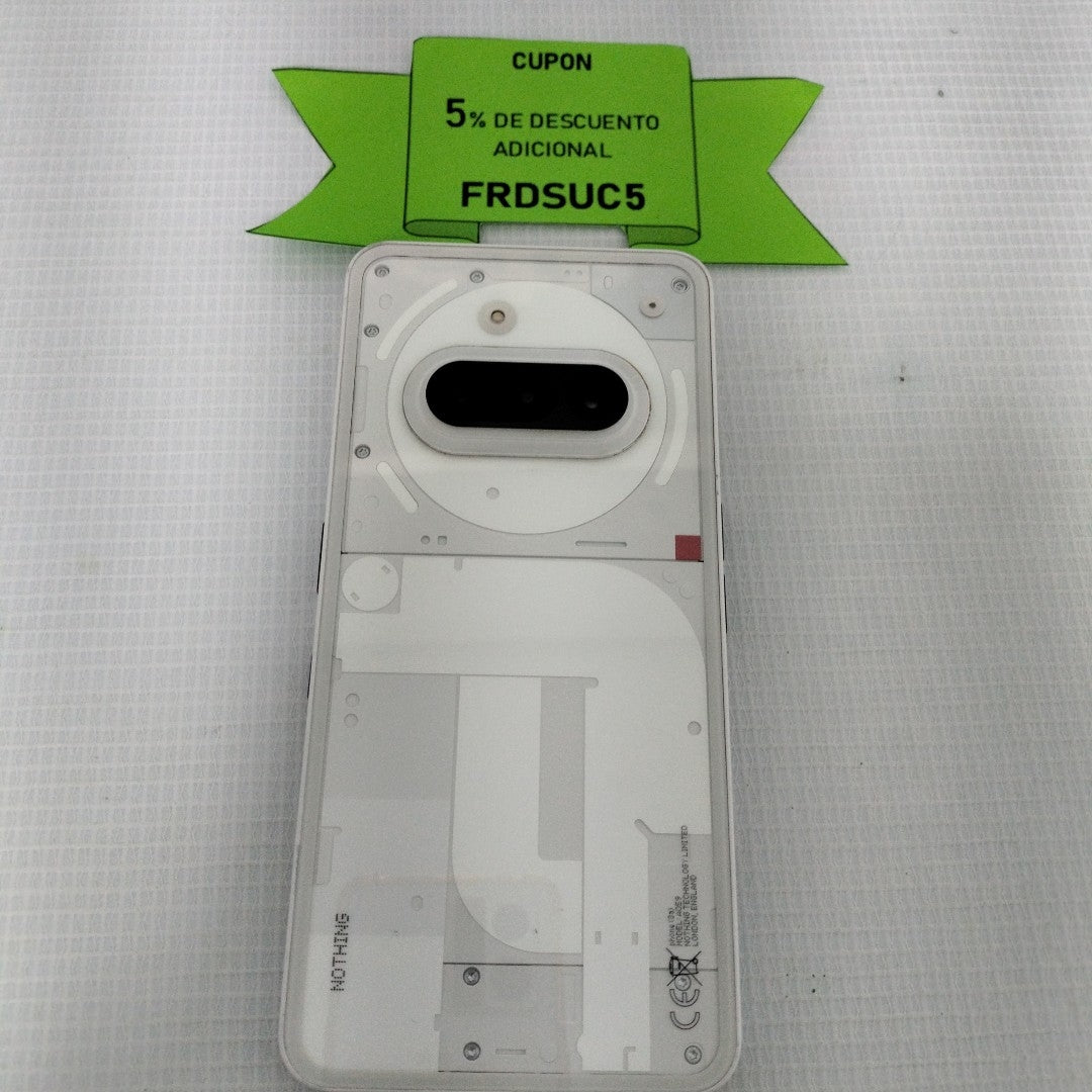CELULAR NOTHING PHONE (3A) A059 (2025) 256 GB 12 GB RAM (SEMINUEVO)