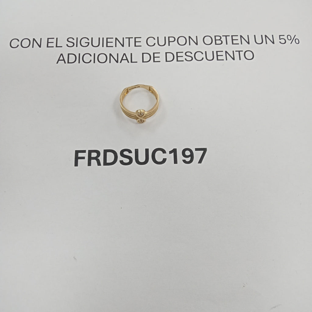 ANILLOS DAMA ORO 14K 2.4 (NUEVO)