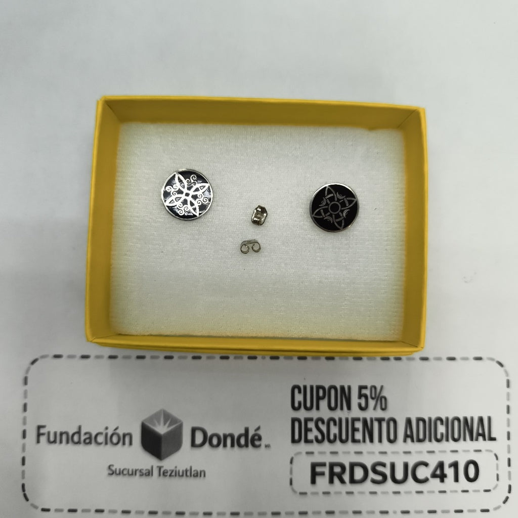 BROQUELES PAR PLATA 1.5 GRMS (SEMINUEVO)