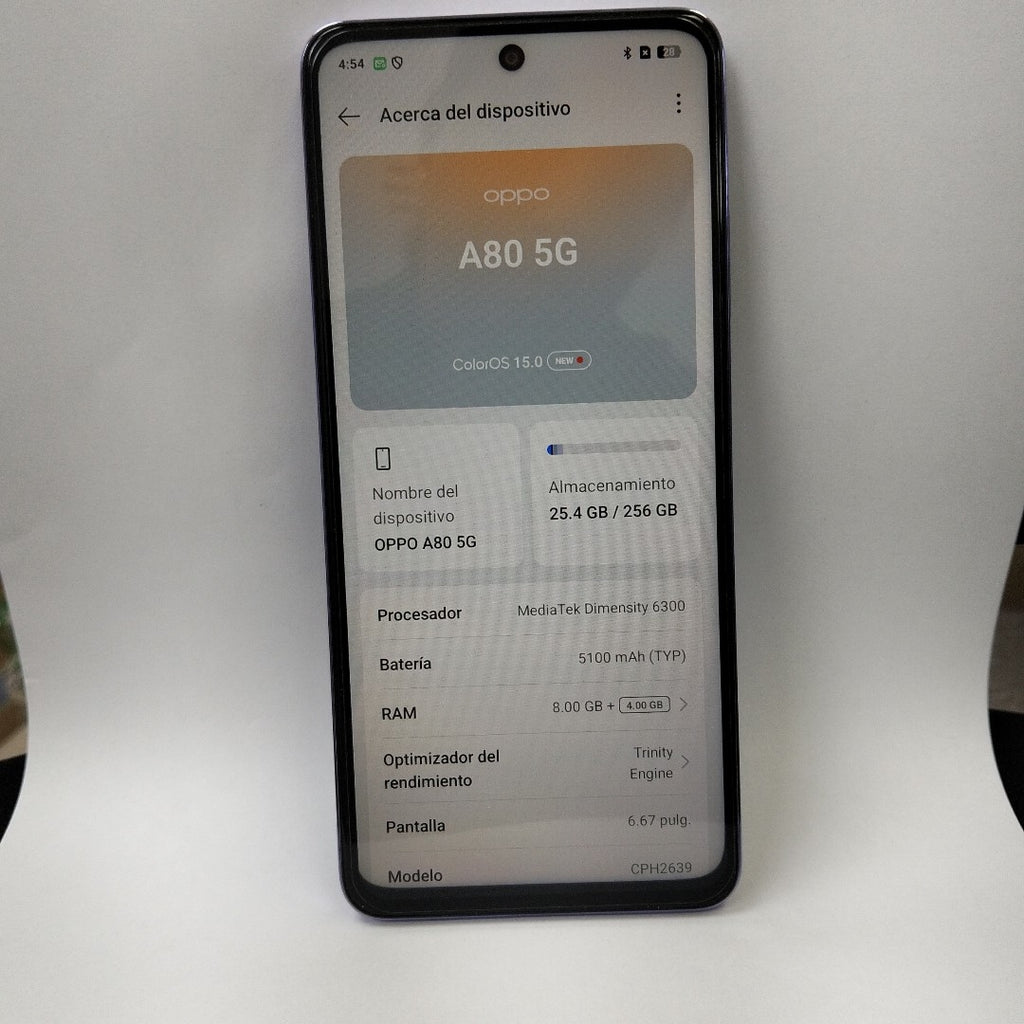 CELULAR OPPO A80 5G CPH2639 (2024) 256 GB 8 GB RAM (SEMINUEVO)