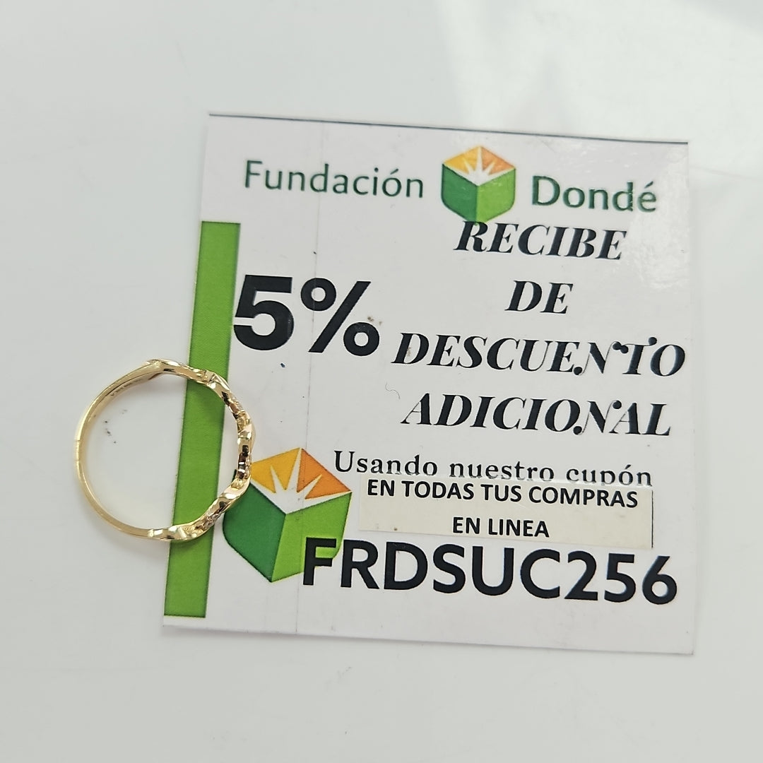 ANILLOS DAMA ORO 14K 1.5 (NUEVO)