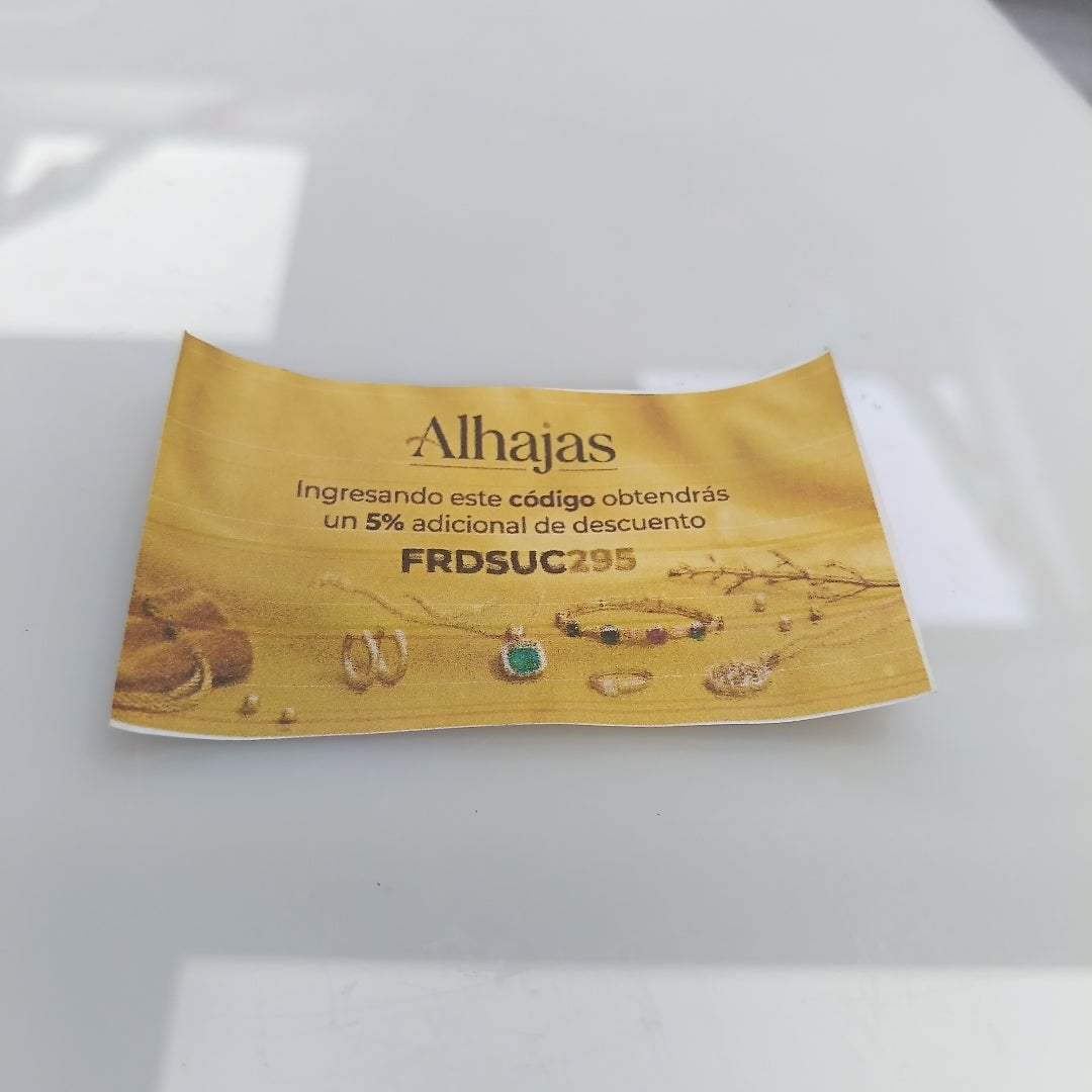 ARGOLLA ORO 14 K 2.3 GRMS (SEMINUEVO)