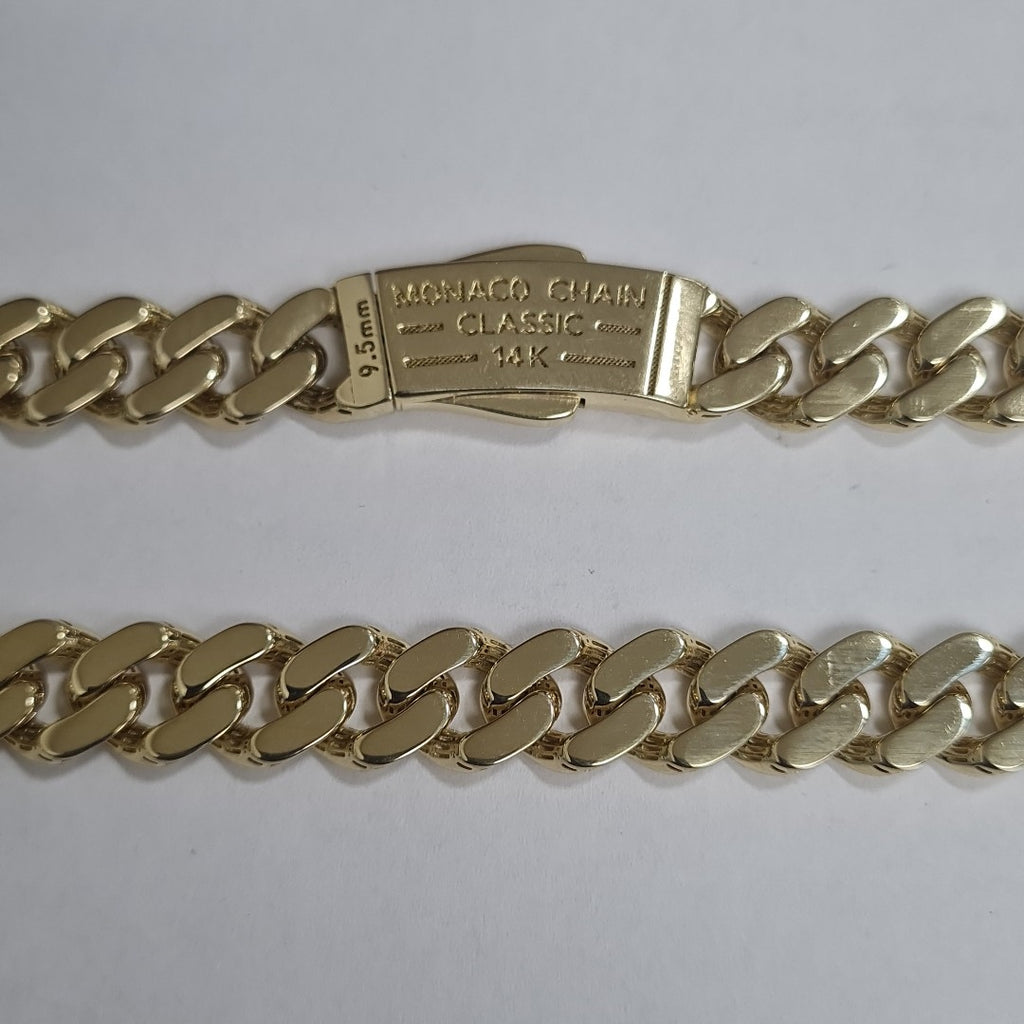 CADENA MONACO ORO 14K 31.2 (NUEVO)