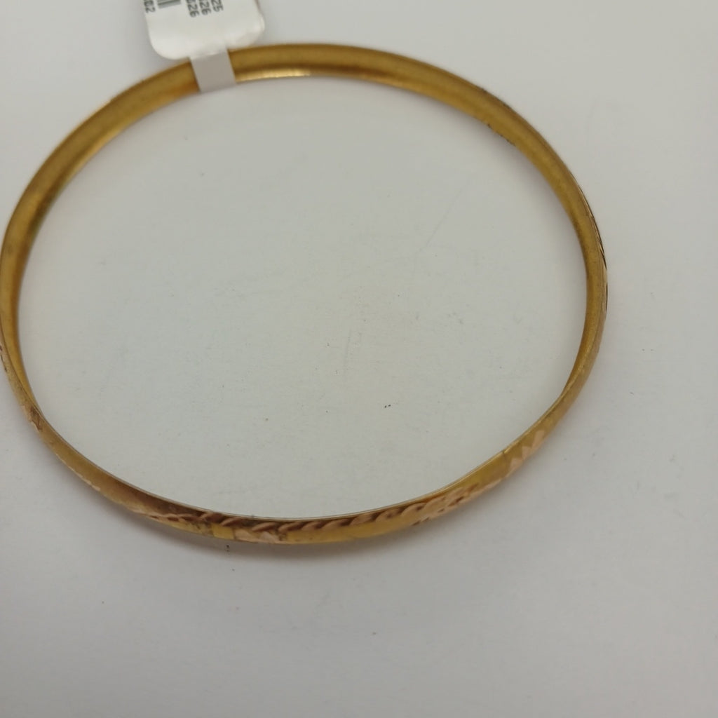 PULSERA RIGIDA ORO 10 K 5 GRMS (SEMINUEVO)