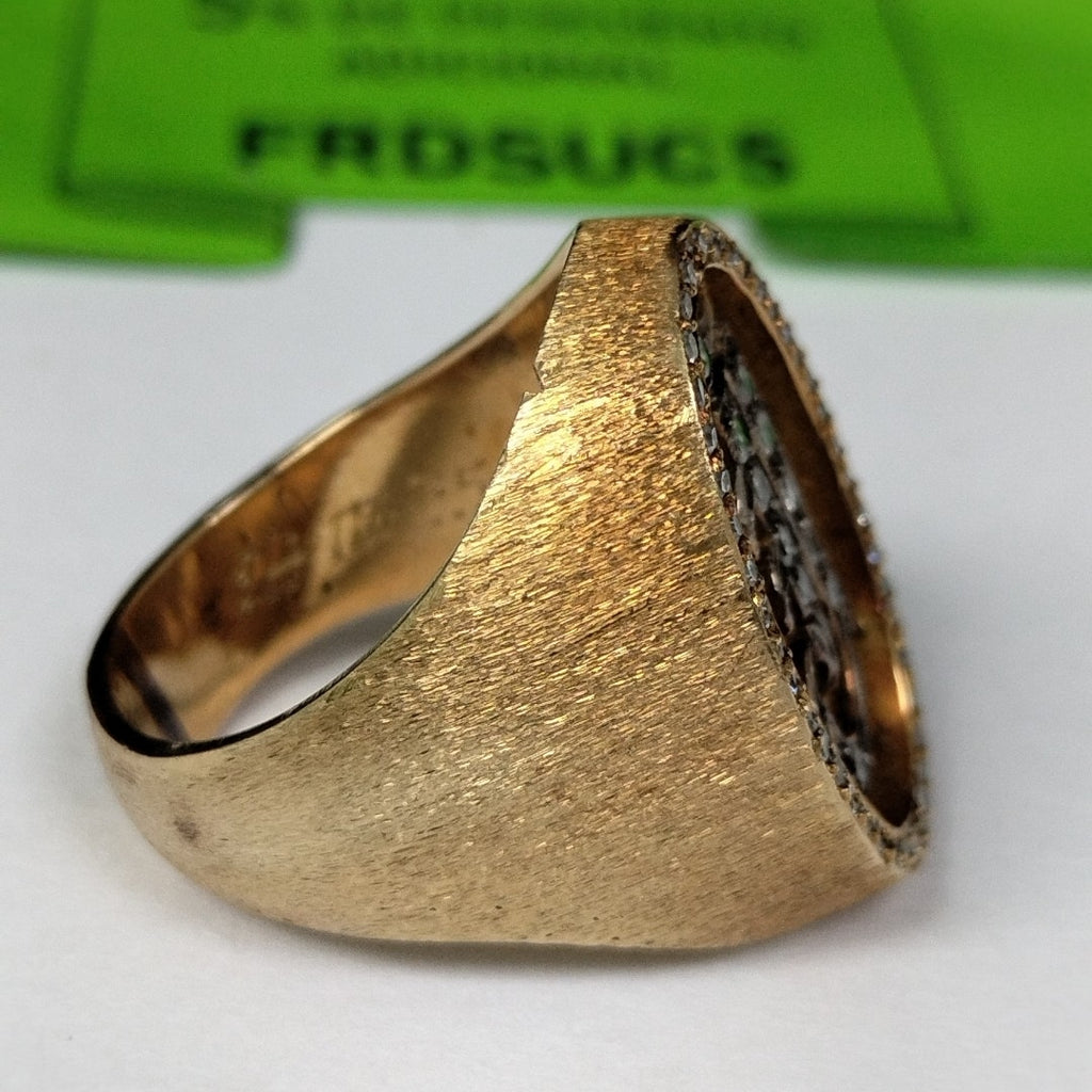 ANILLO ORO 14 K 25,40 GRMS (SEMINUEVO)