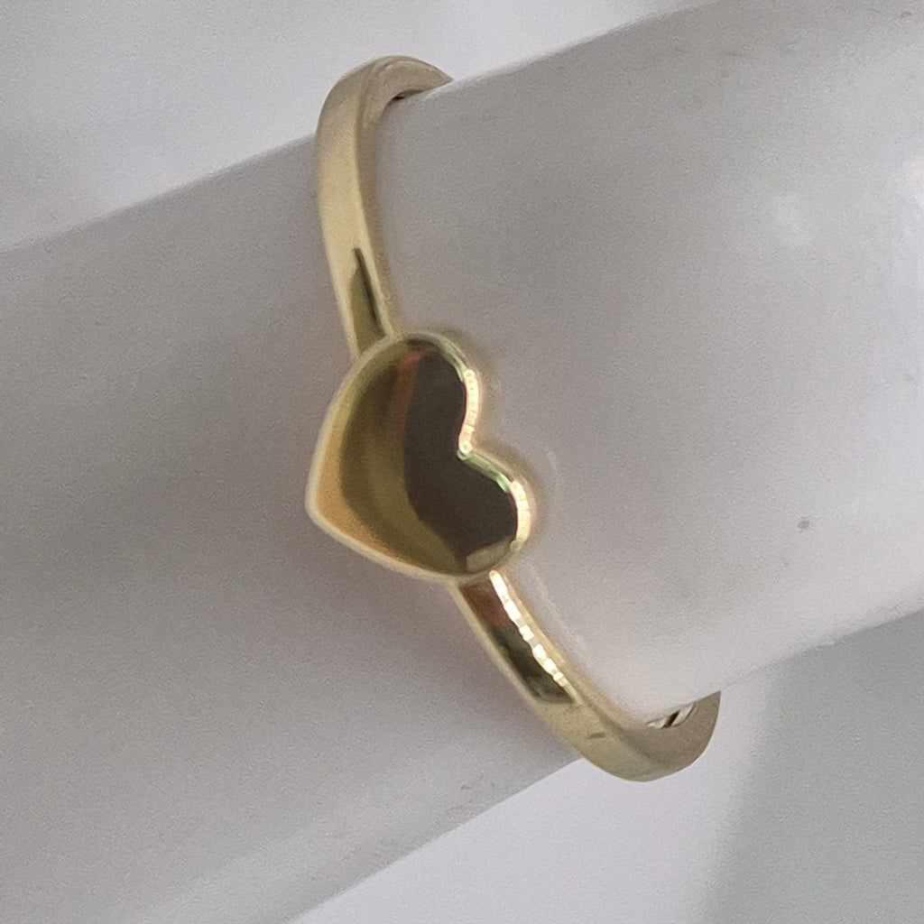 ANILLOS ANILLITO FIG CORAZON 10K TALLA 8 1.2 GR (NUEVO)