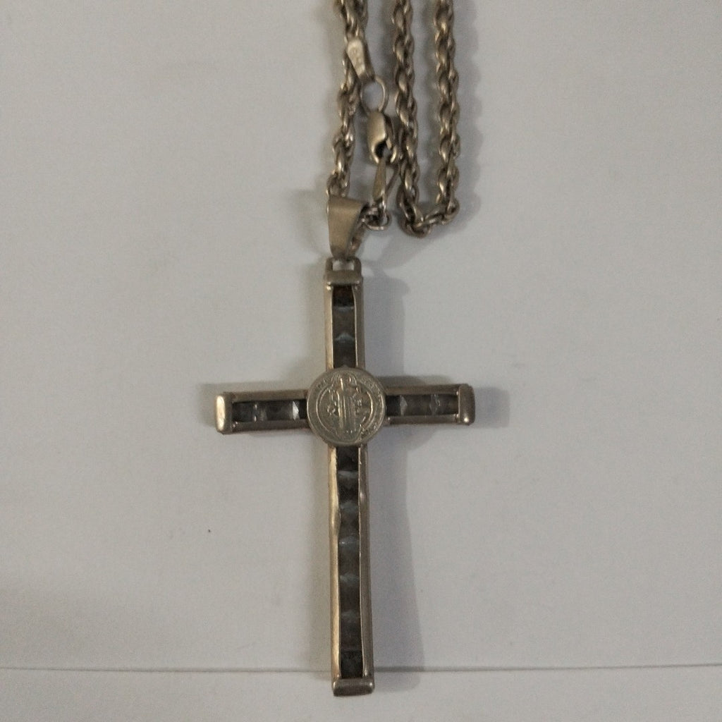 CADENA,CRUZ PLATA 17,10 GRMS (SEMINUEVO)