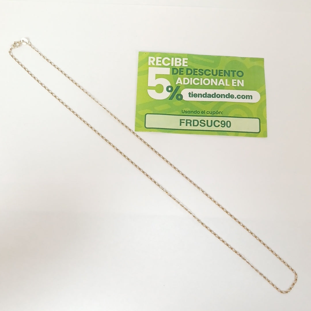 CADENA ORO 14 K 2.6 GRMS (SEMINUEVO)