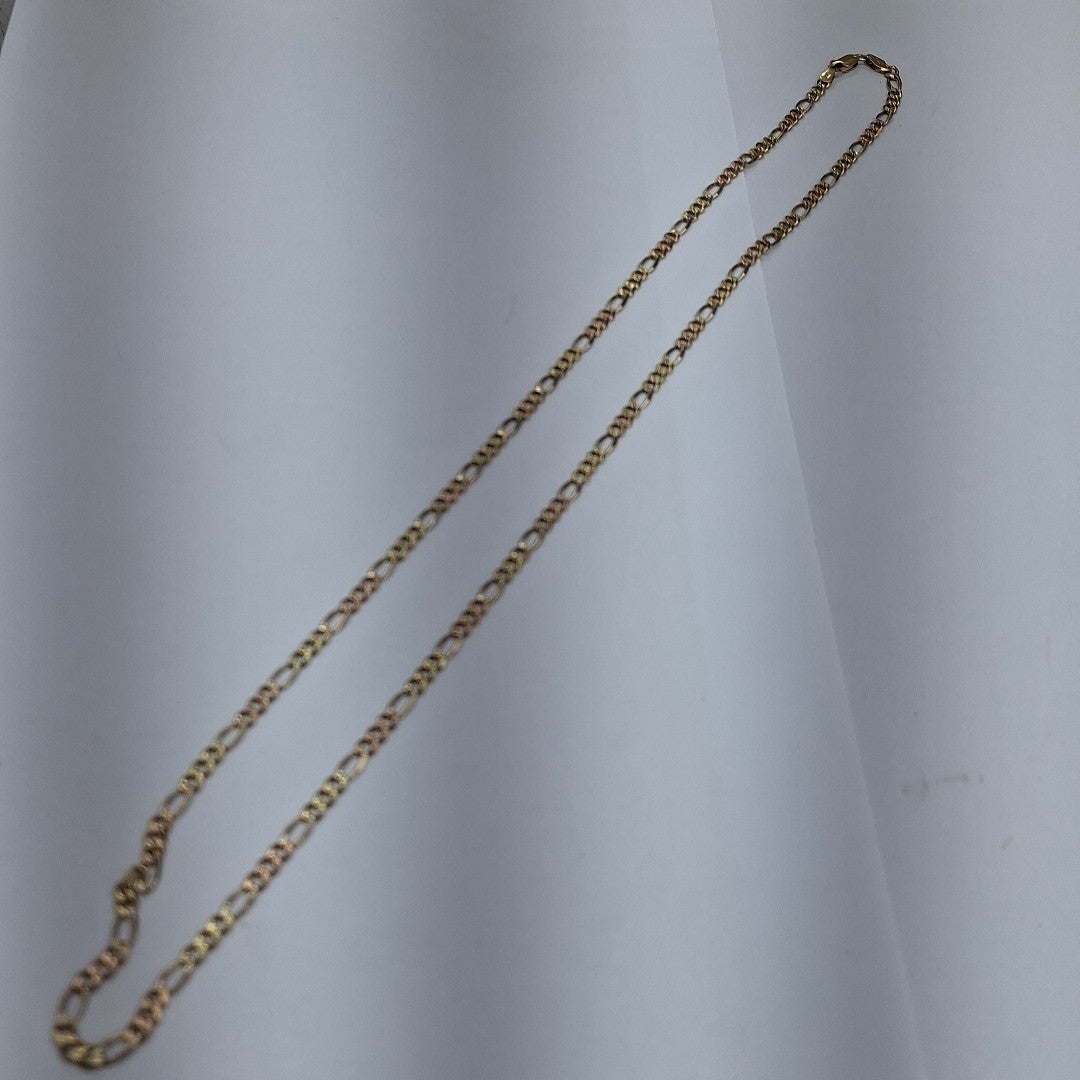 CADENA ORO, ORO COMBINADO 14 K 17.9 GRMS (SEMINUEVO)