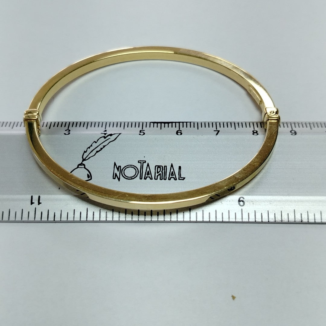 PULSERA RIGIDA ORO 14 K 5,00 GRMS (SEMINUEVO)