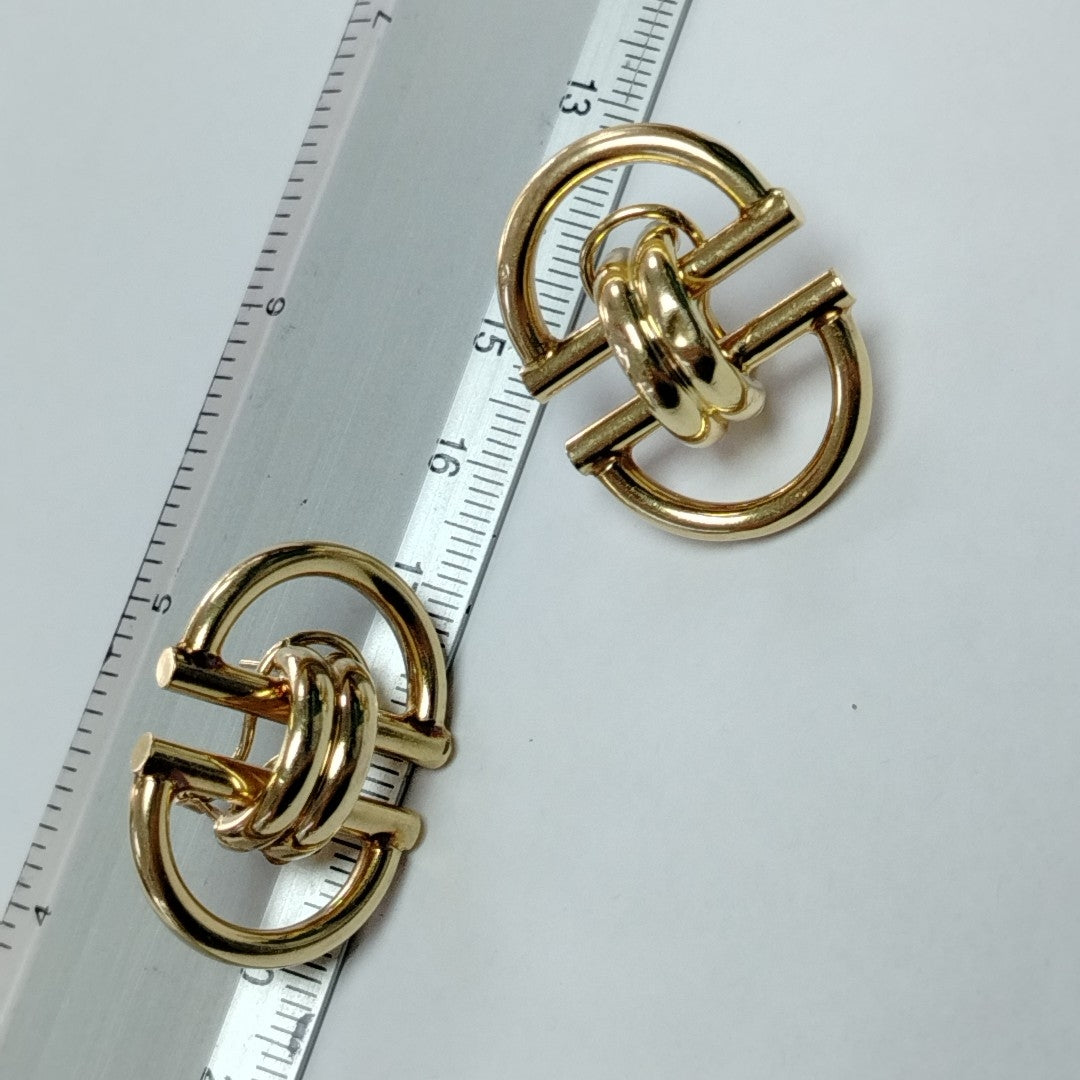 ARETES PAR ORO 14 K 8.2 GRMS (SEMINUEVO)