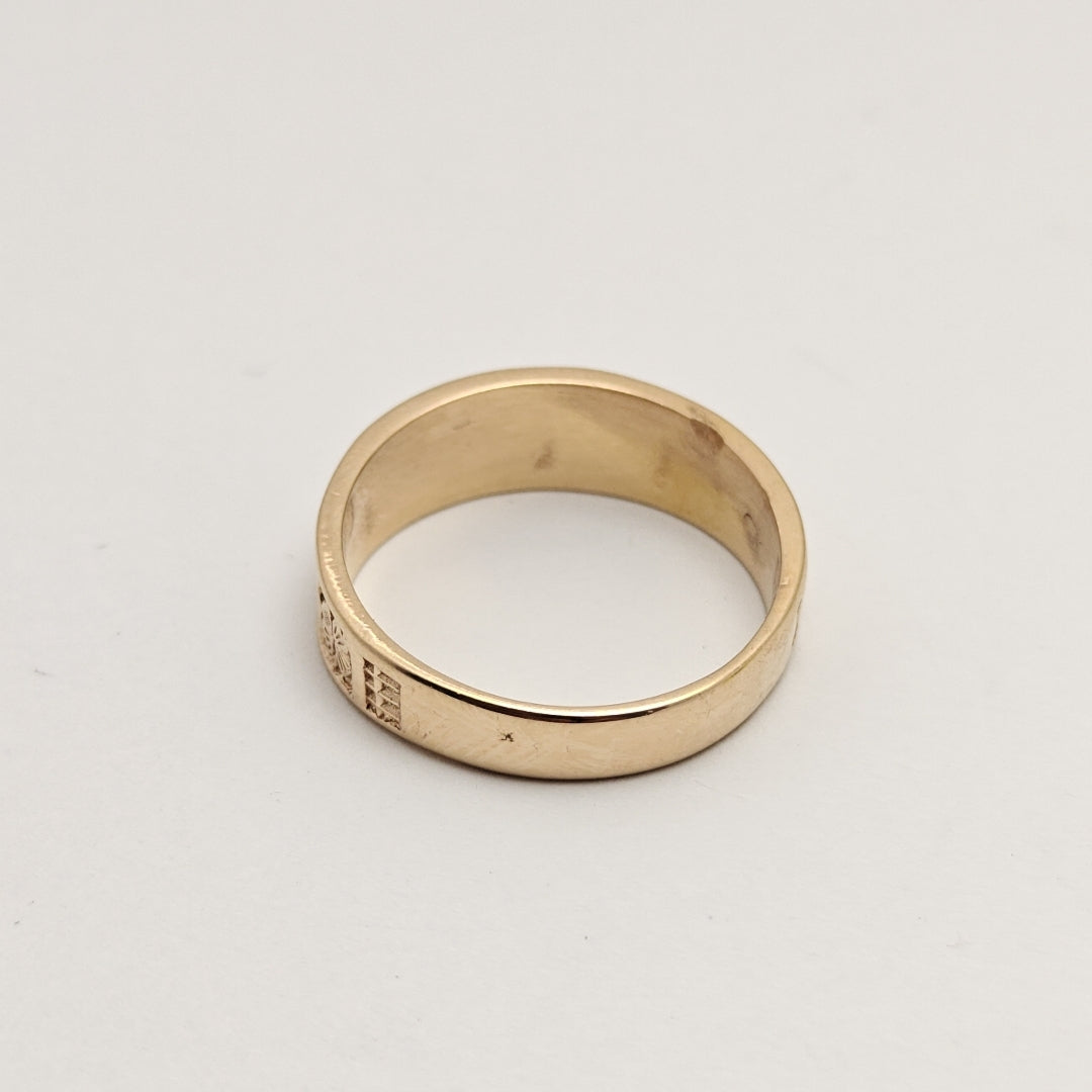 ARGOLLA DE LA SUERTE ORO 18 K 7.1 GRMS (SEMINUEVO)