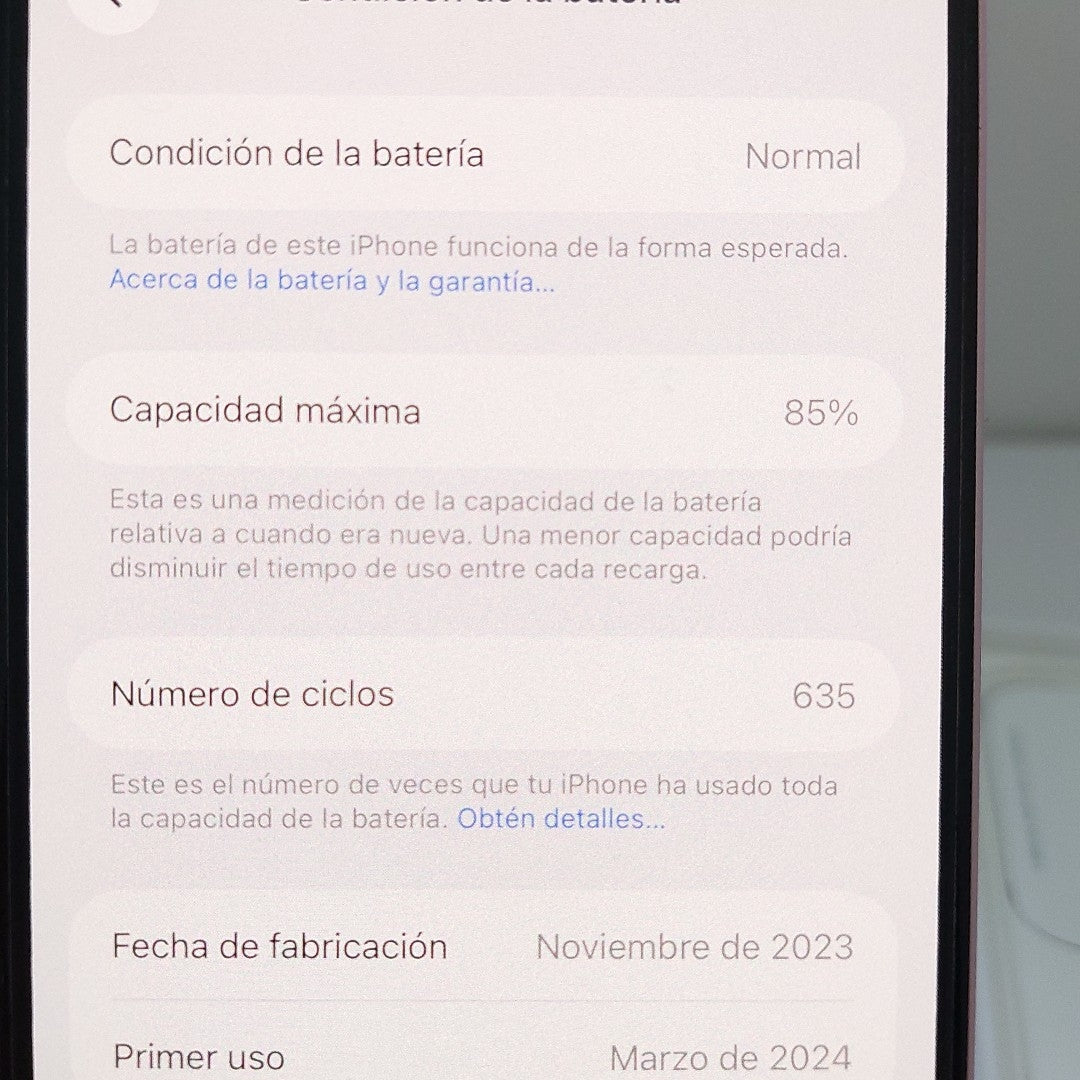 CELULAR APPLE IPHONE 15 PLUS A3093 (2023) 128 GB 6 GB RAM (SEMINUEVO)