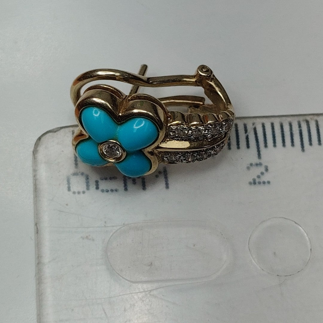 ARETES PAR ORO 14 K 6.6 GRMS (SEMINUEVO)