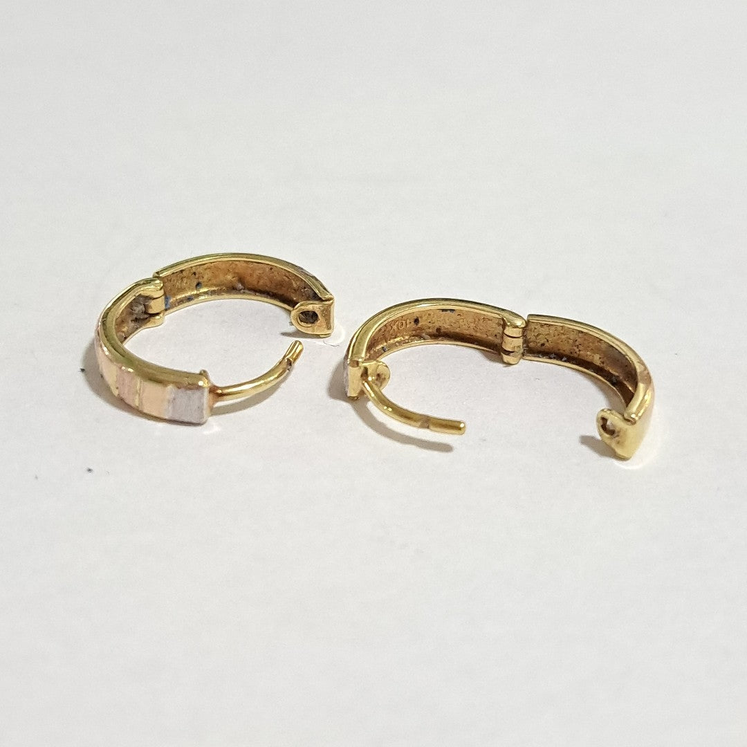 ARRACADAS PAR ORO 10 K 1.1 GRMS (SEMINUEVO)