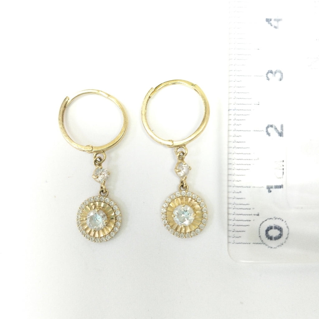 ARETES PAR ORO 14 K 2.1 GRMS (SEMINUEVO)