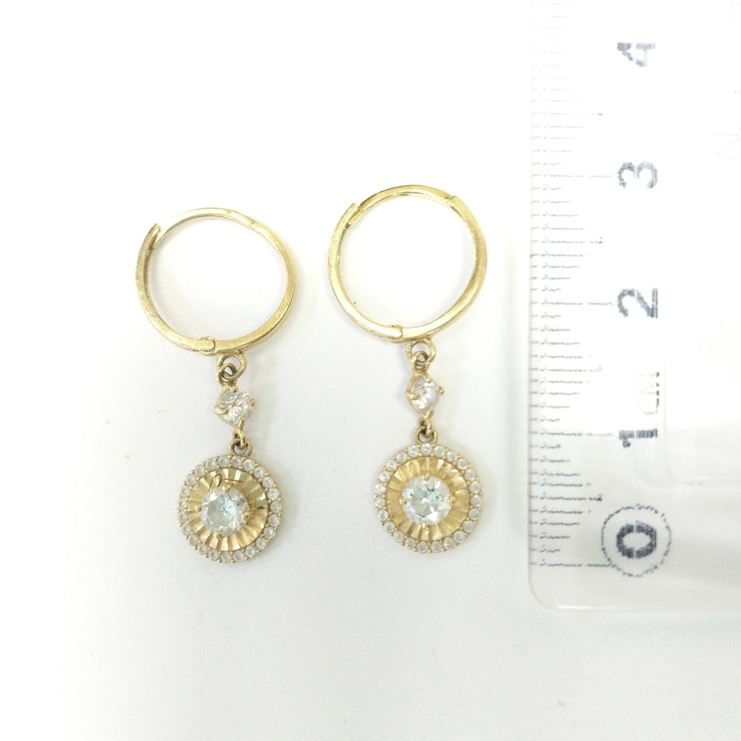 ARETES PAR ORO 14 K 2.1 GRMS (SEMINUEVO)