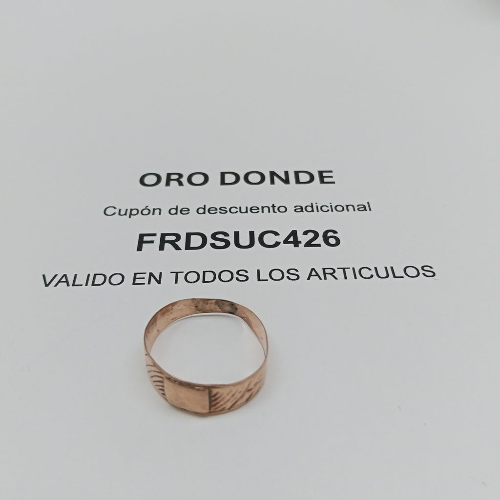 ANILLITO ORO 8 K 1.4 GRMS (SEMINUEVO)