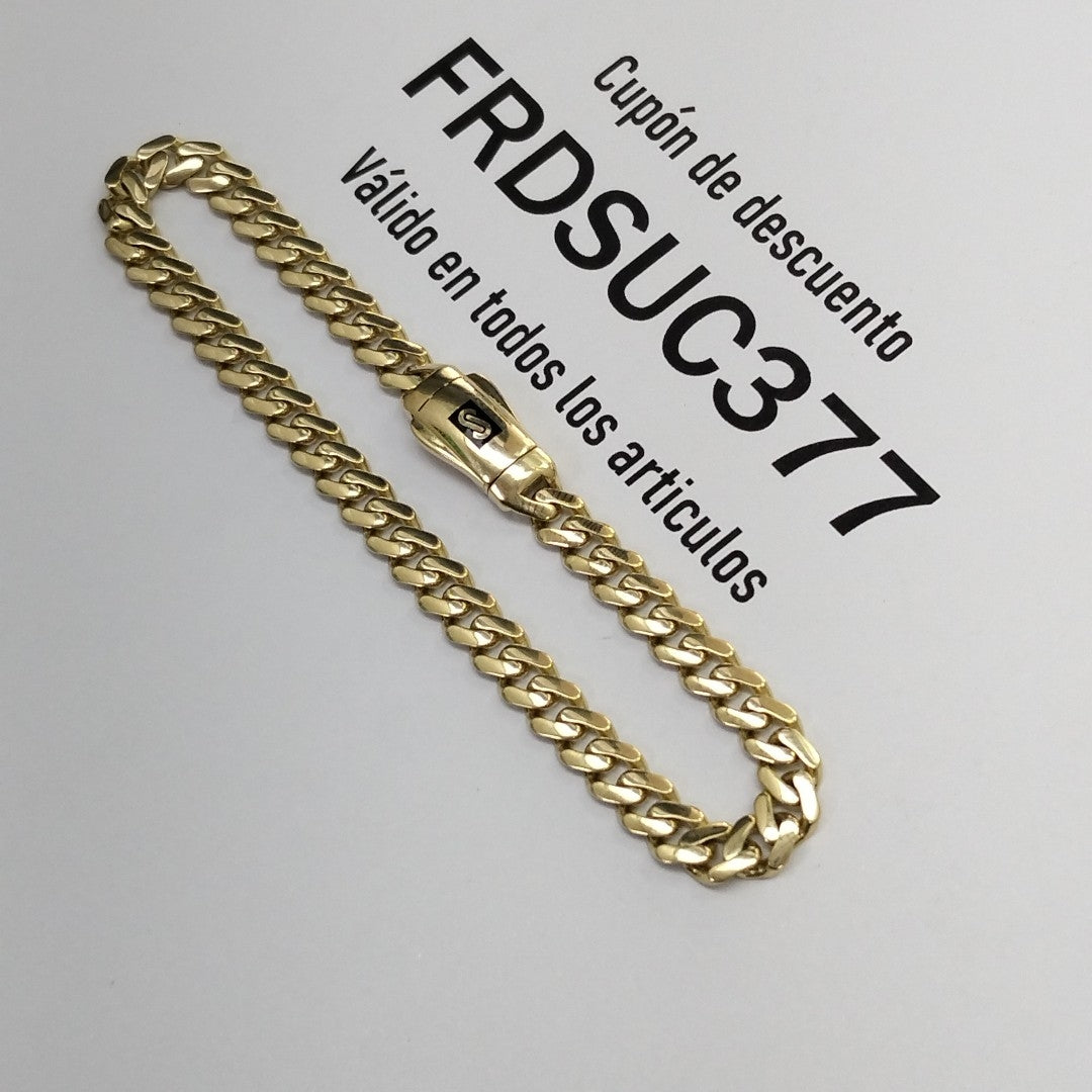 PULSERA MONACO ORO 14K 5.3 (NUEVO)