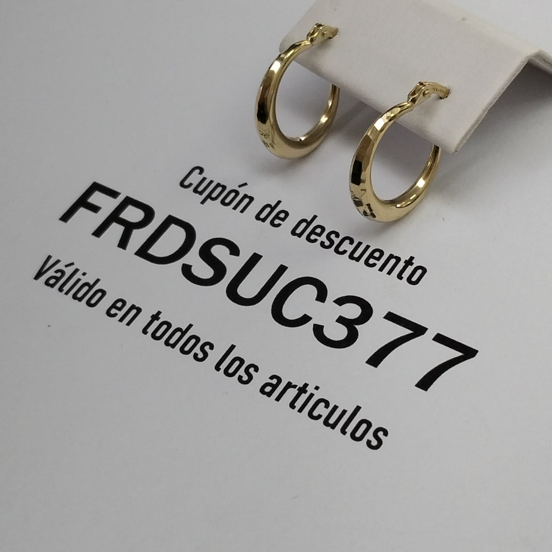 ARRACADAS ORO 14K 1.4 (NUEVO)