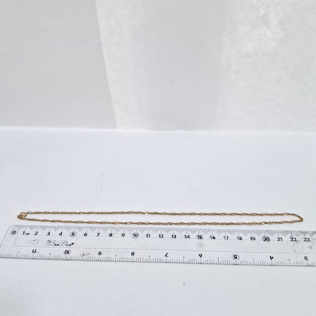 CADENA ORO 14 K 3,70 GRMS (SEMINUEVO)