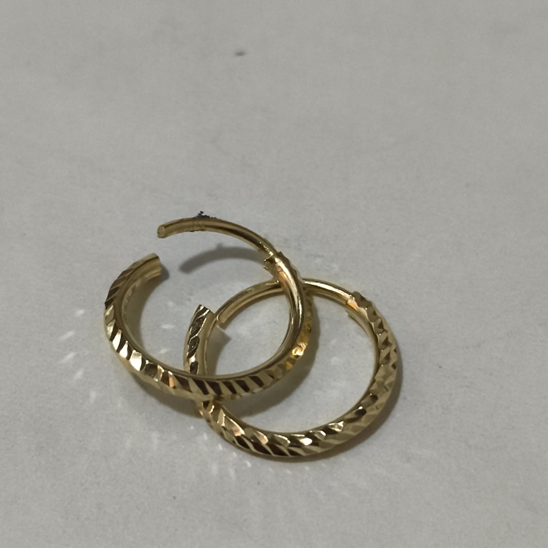 ARRACADAS PAR ORO 14 K 0.6 GRMS (SEMINUEVO)
