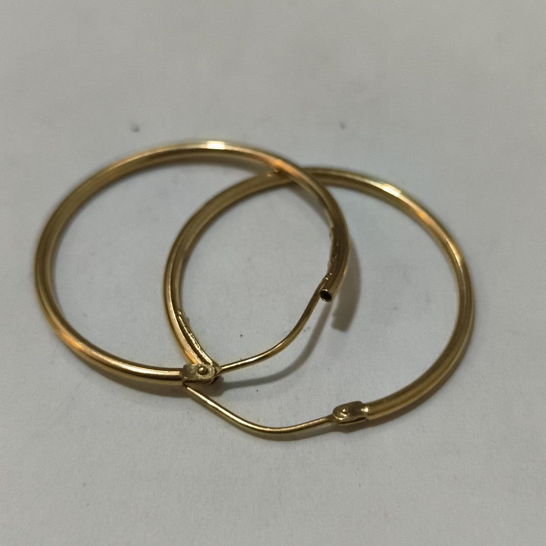 ARRACADAS PAR ORO 18 K 1.8 GRMS (SEMINUEVO)