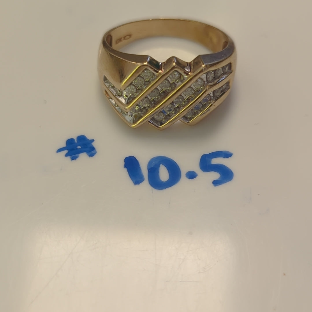 ANILLO ORO 10 K 5.2 GRMS (SEMINUEVO)
