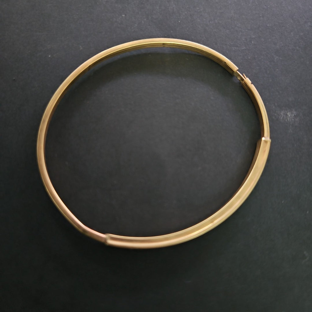 PULSERA RIGIDA ORO 10 K 3.9 GRMS (SEMINUEVO)