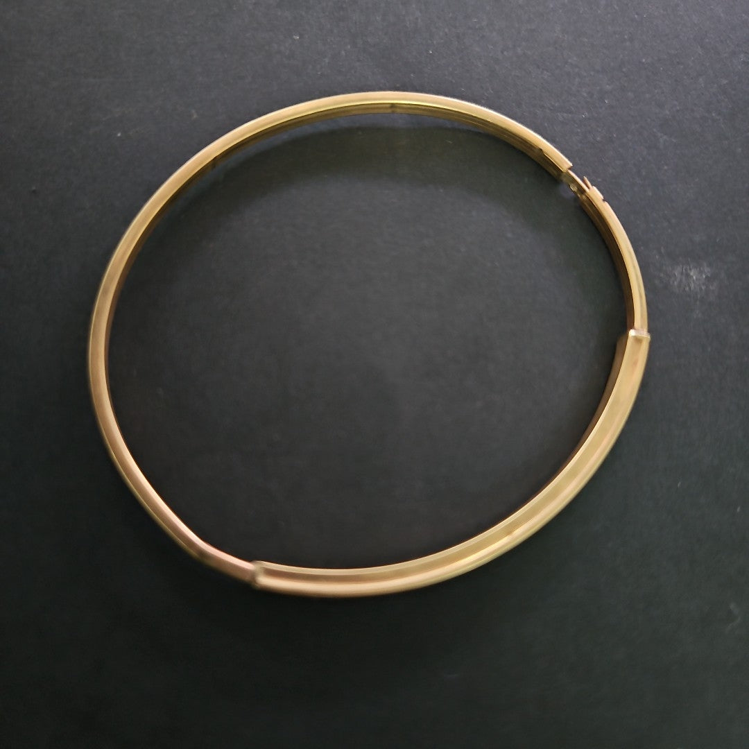 PULSERA RIGIDA ORO 10 K 3.9 GRMS (SEMINUEVO)