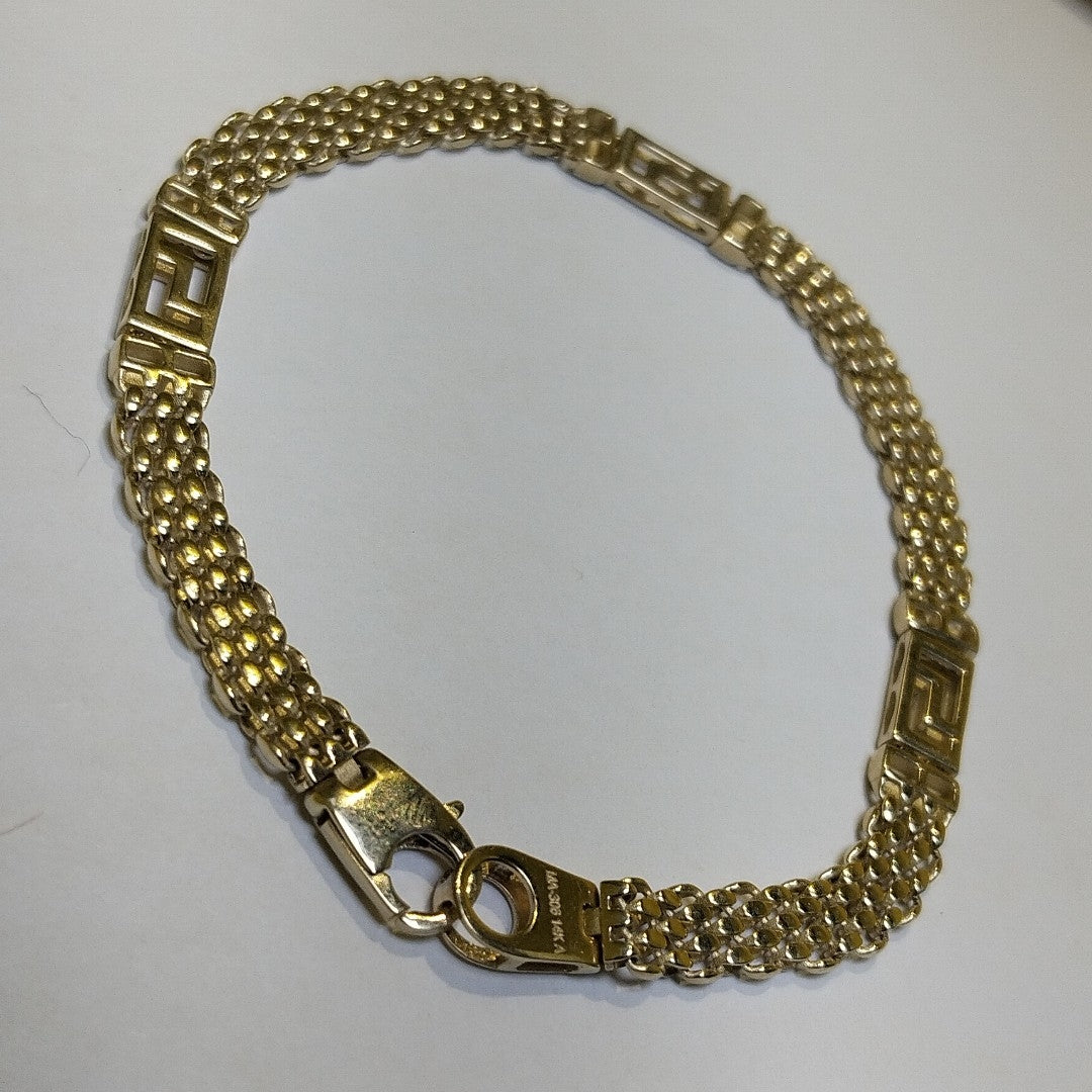 PULSERAS DAMA ORO 14K 7.7 (NUEVO)