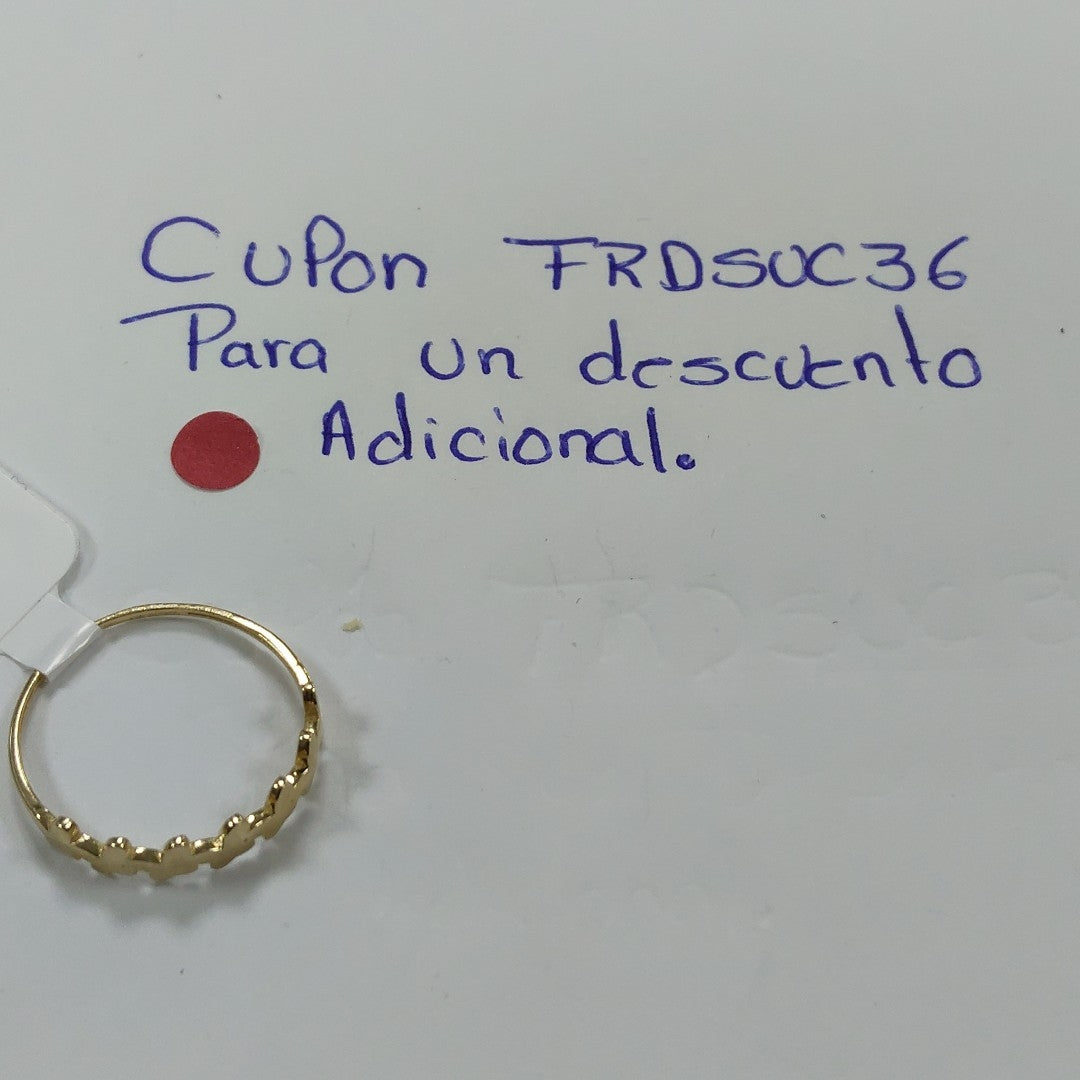 ANILLOS DAMA ORO 14K 1 (NUEVO)