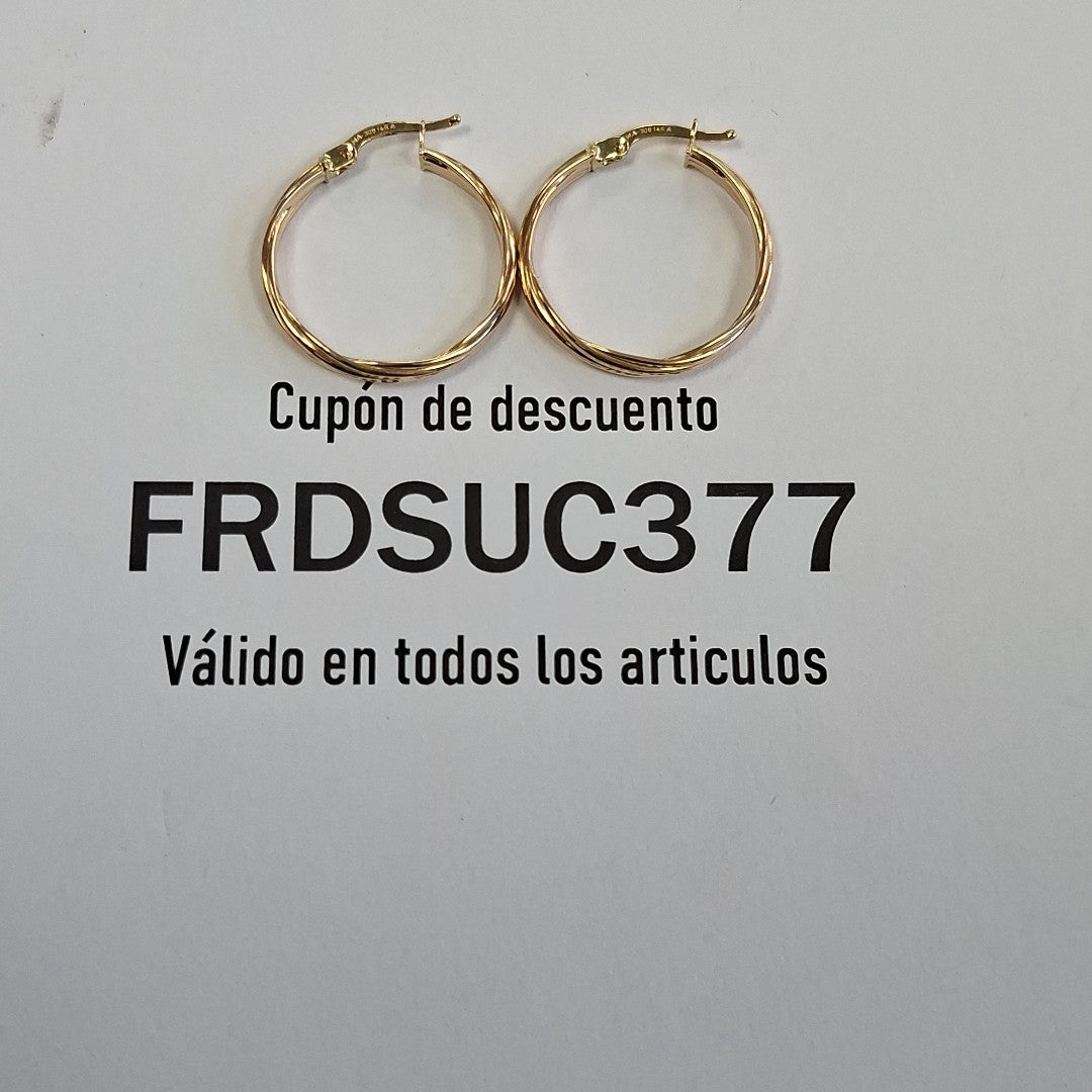 ARRACADAS ORO 14K 2.6 (NUEVO)