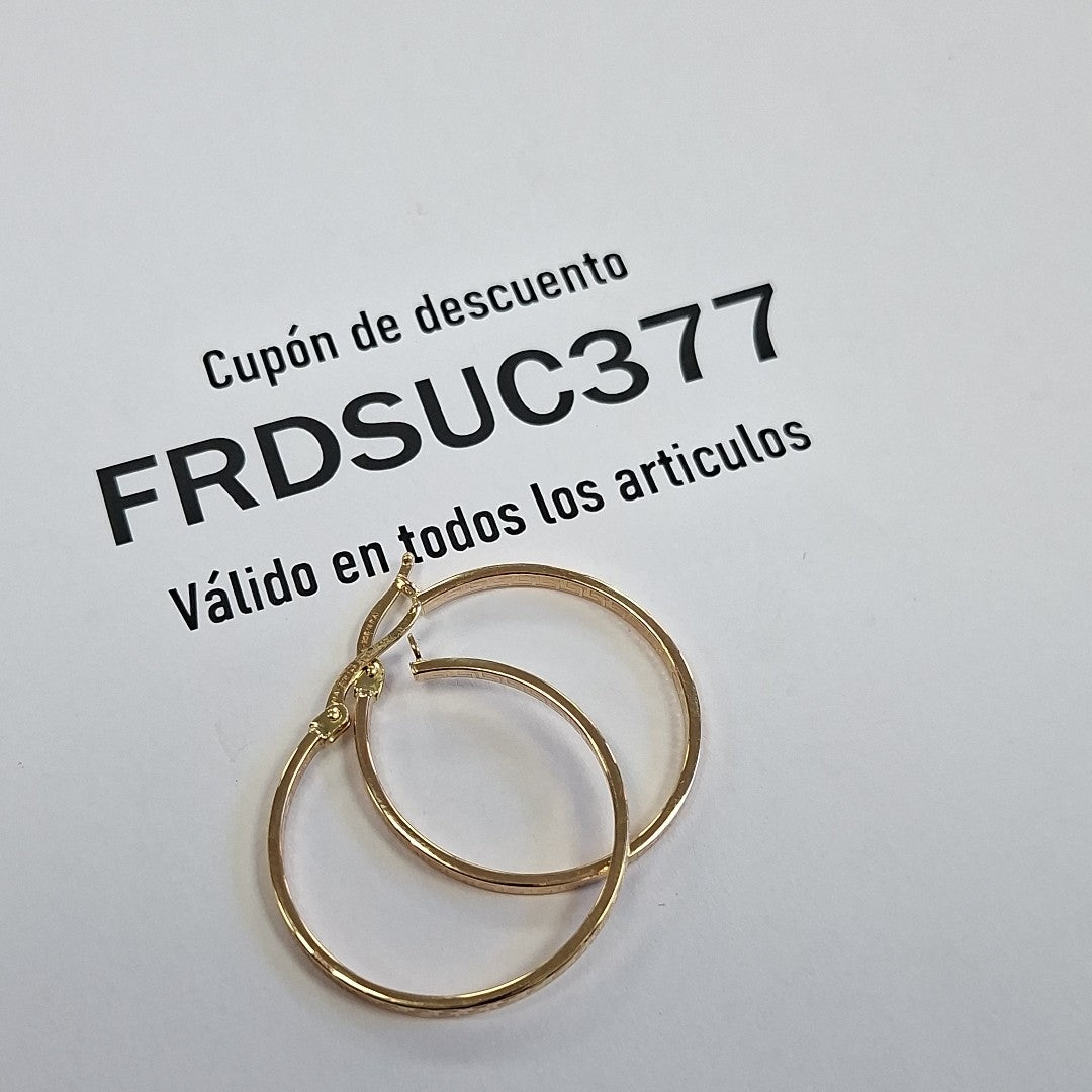 ARRACADAS ORO 14K 1.9 (NUEVO)