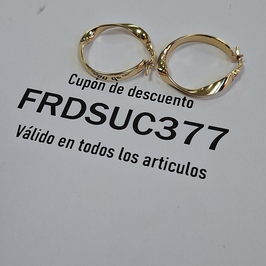 ARRACADAS ORO 14K 2 (NUEVO)