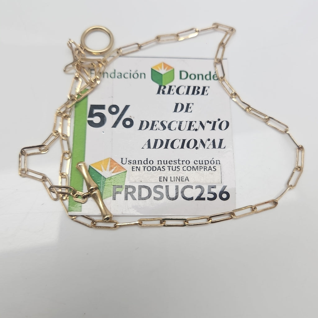 CADENA ORO 10 K 3.6 GRMS (SEMINUEVO)